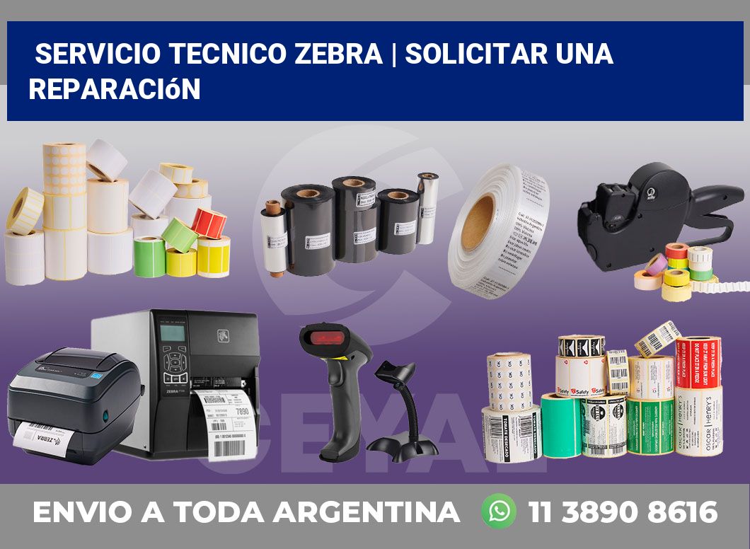 Servicio tecnico Zebra | Solicitar una reparación