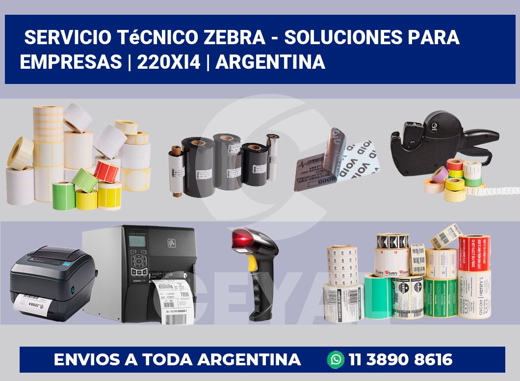 Servicio técnico Zebra – Soluciones para empresas | 220Xi4 | Argentina