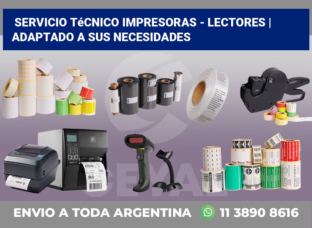 Servicio técnico impresoras – lectores | Adaptado a sus necesidades