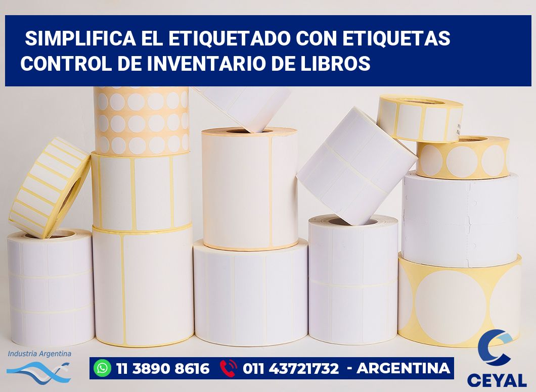 Simplifica el Etiquetado con Etiquetas Control de Inventario de Libros