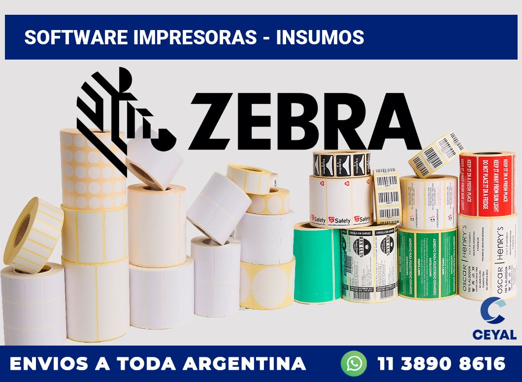 Software impresoras – Insumos