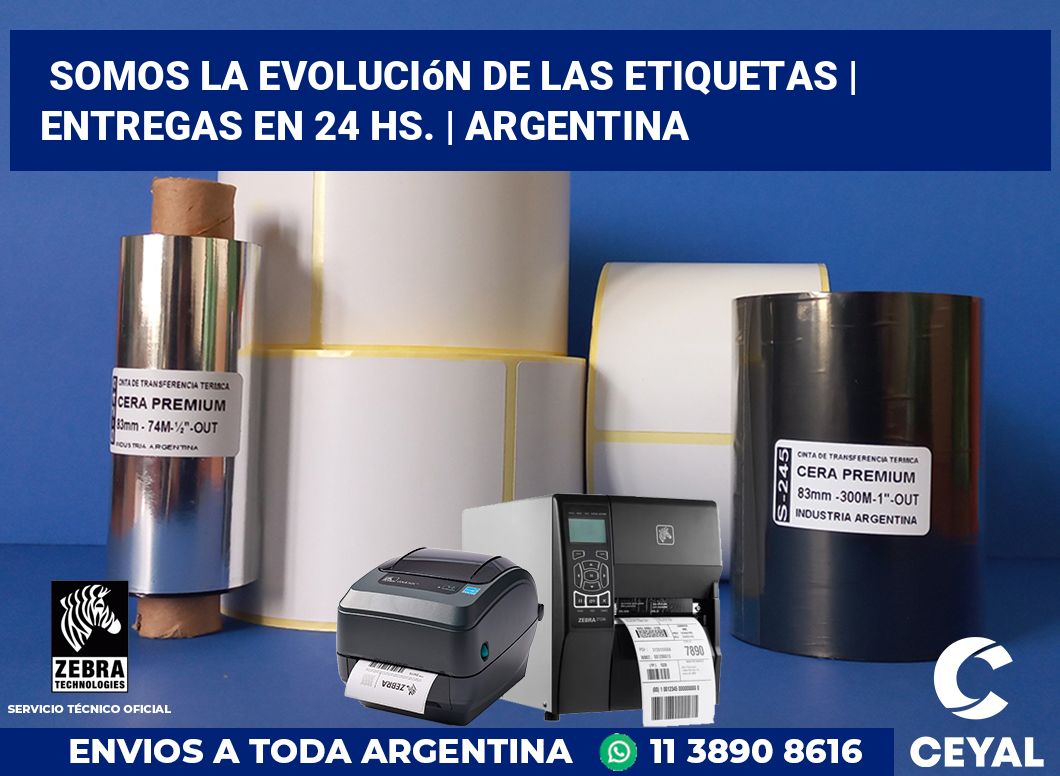 Somos la evolución de las etiquetas | Entregas en 24 hs. | Argentina