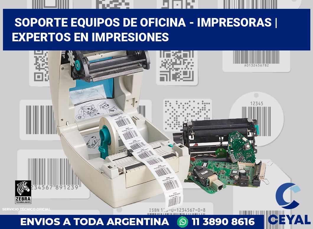 Soporte equipos de oficina - impresoras | Expertos en impresiones