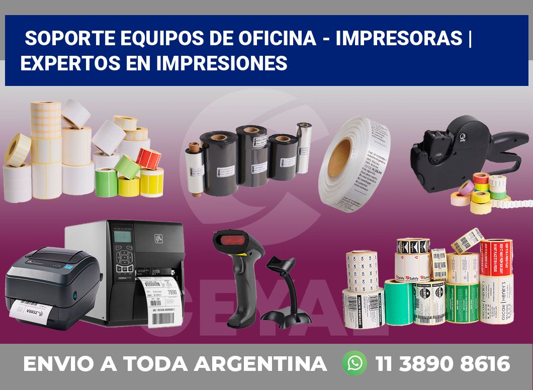 Soporte equipos de oficina – impresoras | Expertos en impresiones