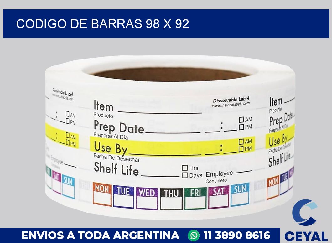 codigo de barras 98 x 92