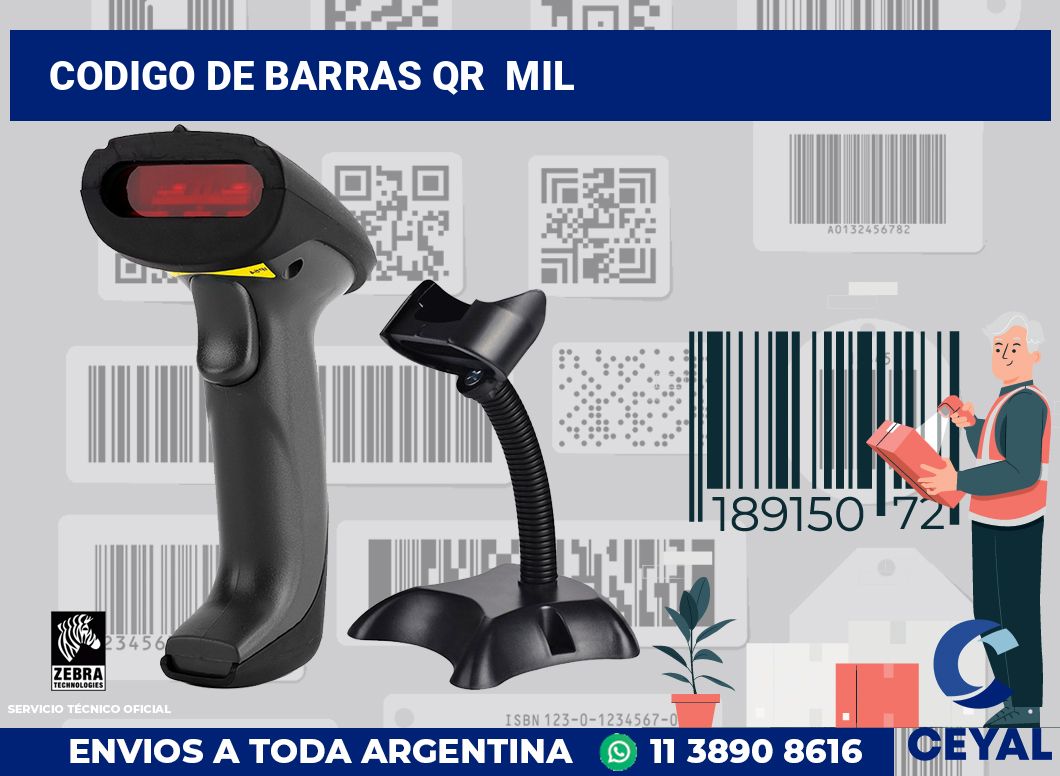 codigo de barras qr mil
