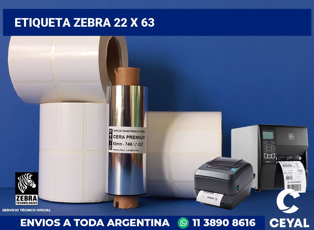 etiqueta zebra 22 x 63