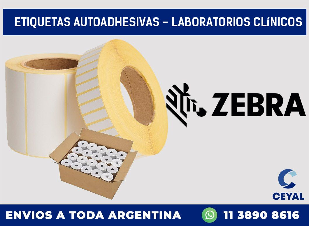 etiquetas autoadhesivas - Laboratorios clínicos