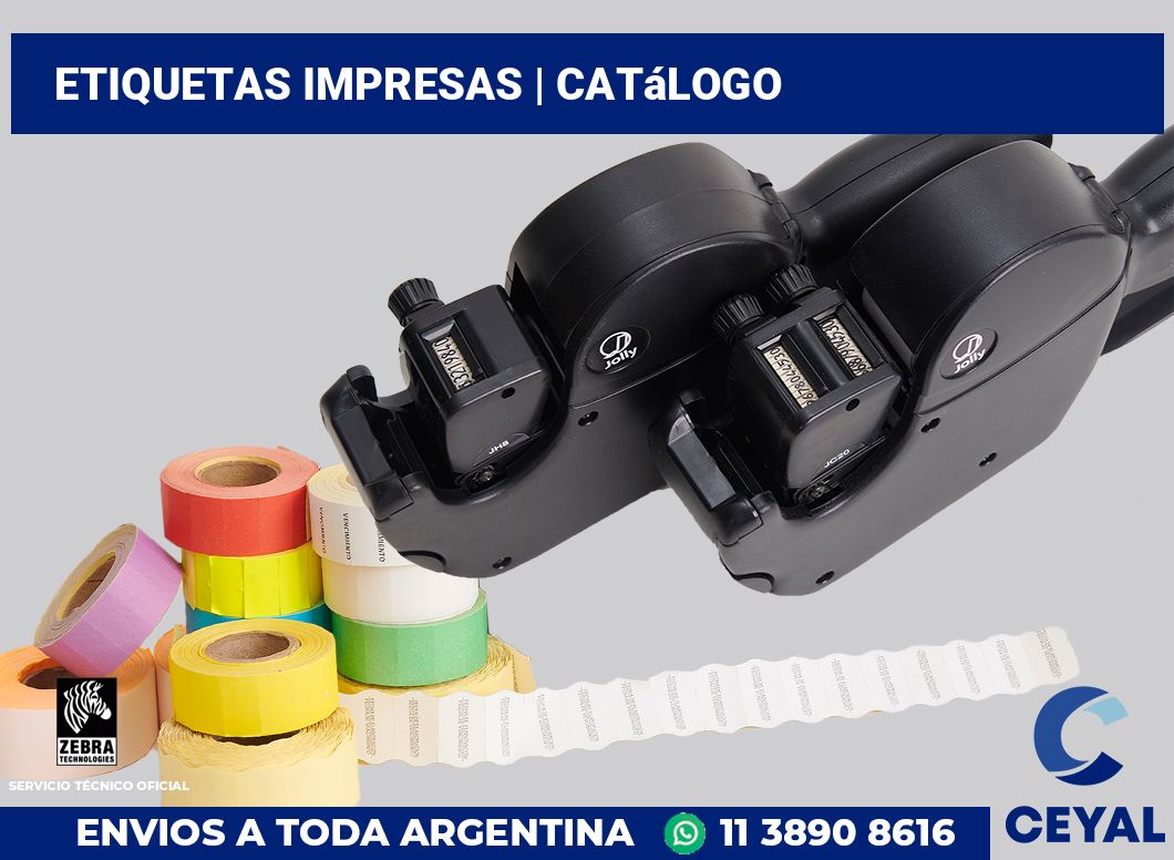 etiquetas impresas | Catálogo