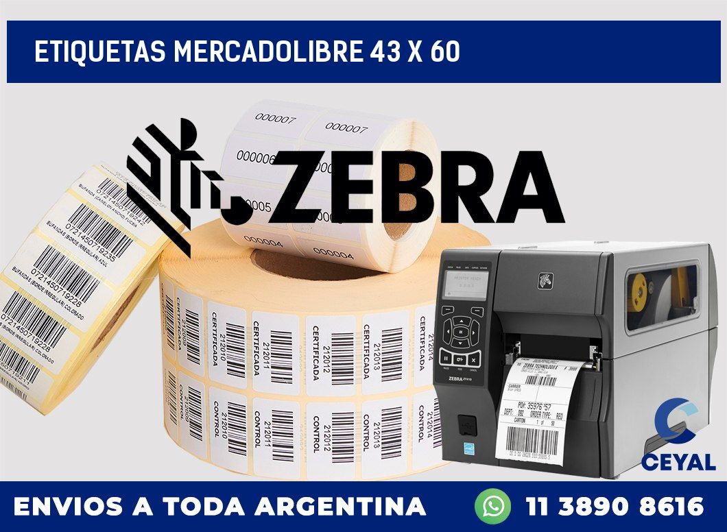 etiquetas mercadolibre 43 x 60