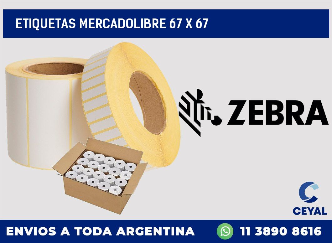 etiquetas mercadolibre 67 x 67