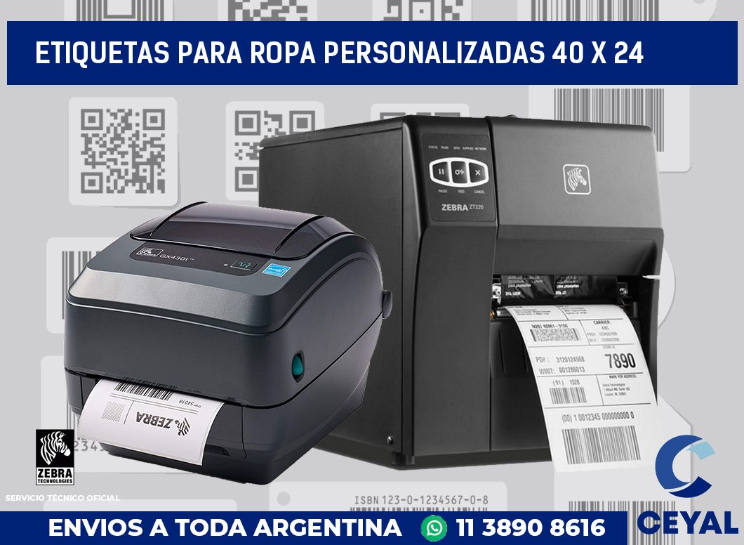 etiquetas para ropa personalizadas 40 x 24