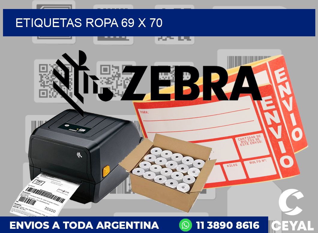 etiquetas ropa 69 x 70