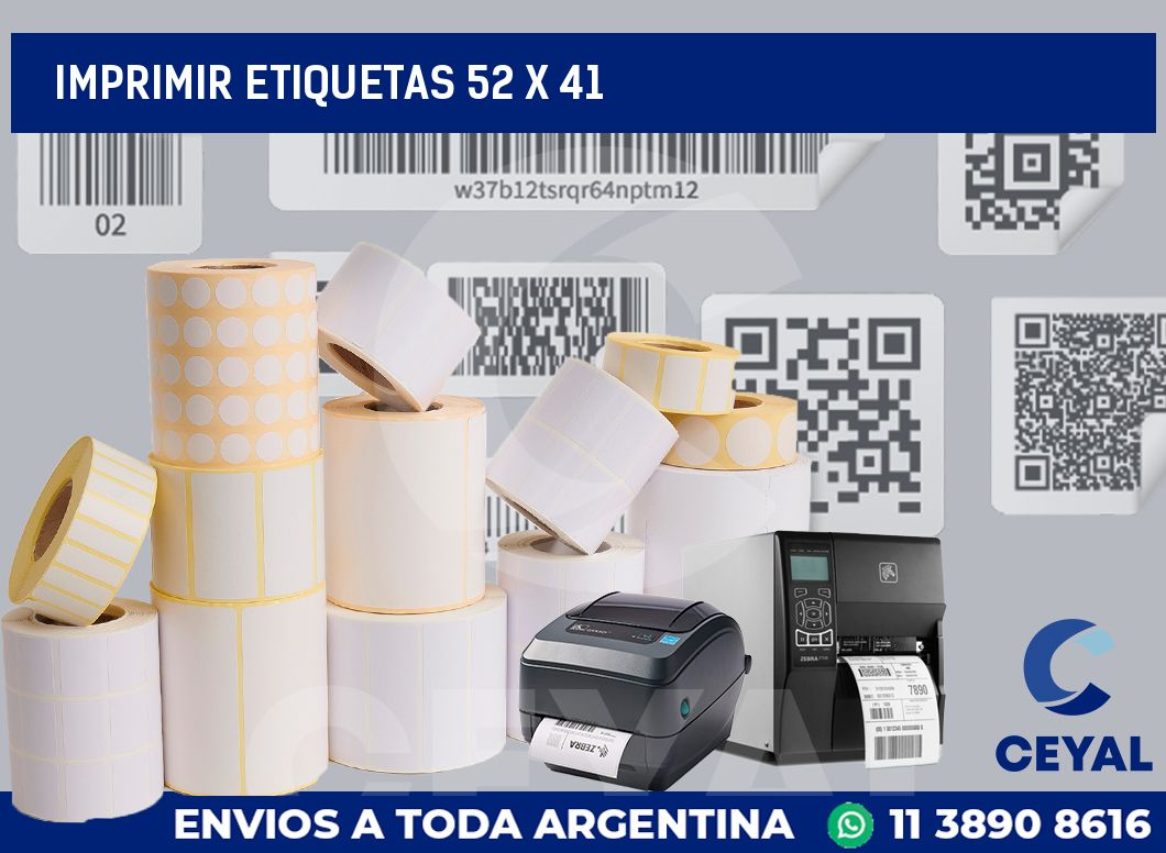 imprimir etiquetas 52 x 41