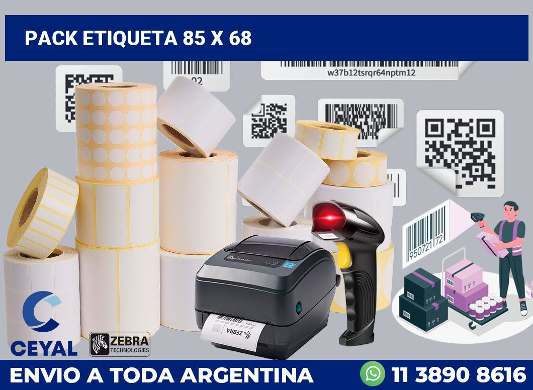 pack etiqueta 85 x 68