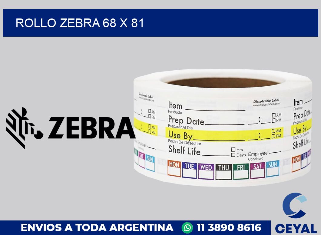 rollo zebra 68 x 81