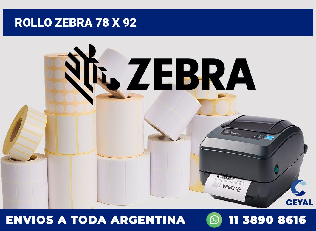rollo zebra 78 x 92