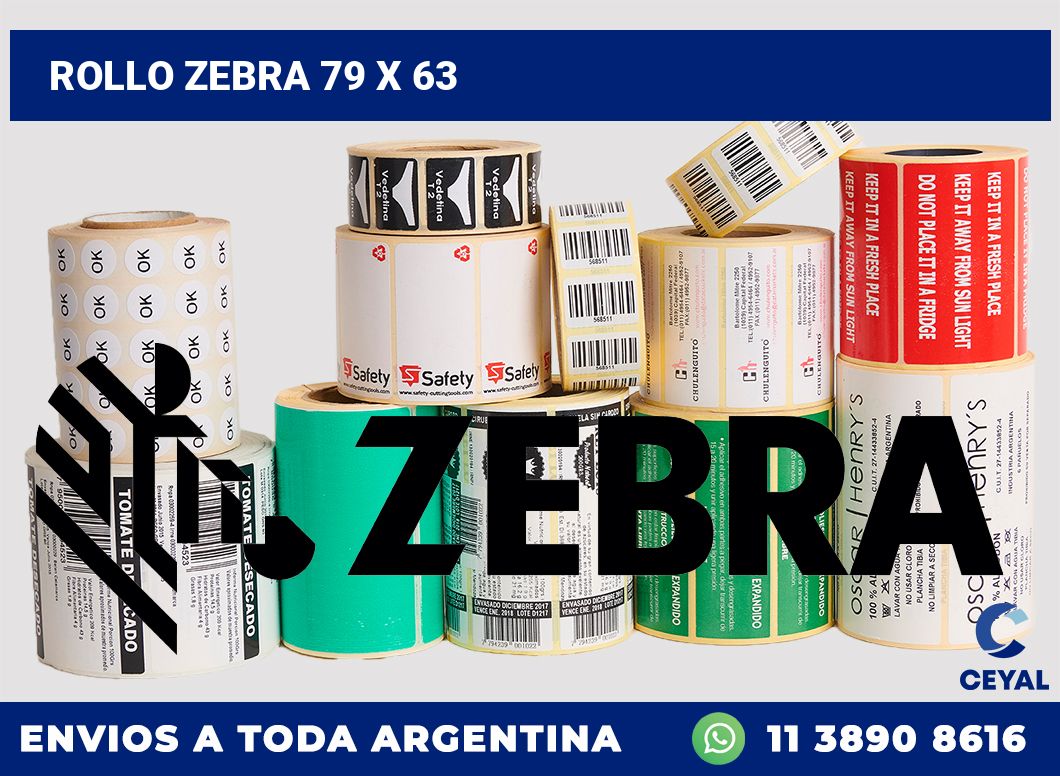 rollo zebra 79 x 63