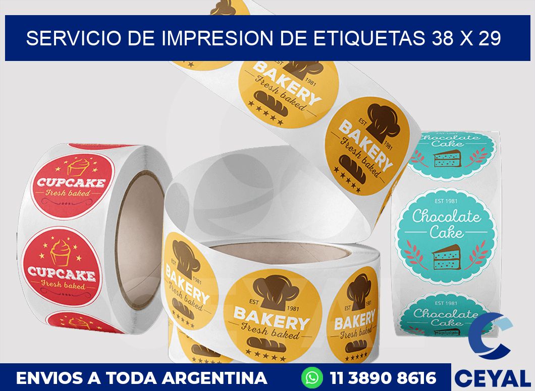 servicio de impresion de etiquetas 38 x 29
