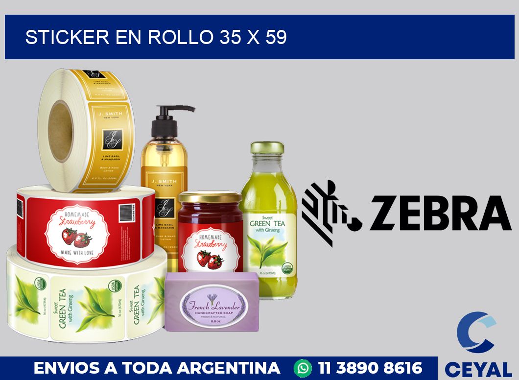 sticker en rollo 35 x 59