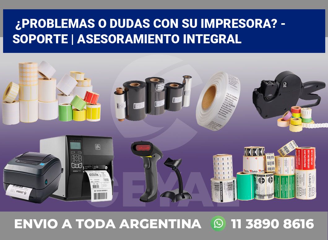 ¿Problemas o dudas con su impresora? – Soporte | Asesoramiento integral