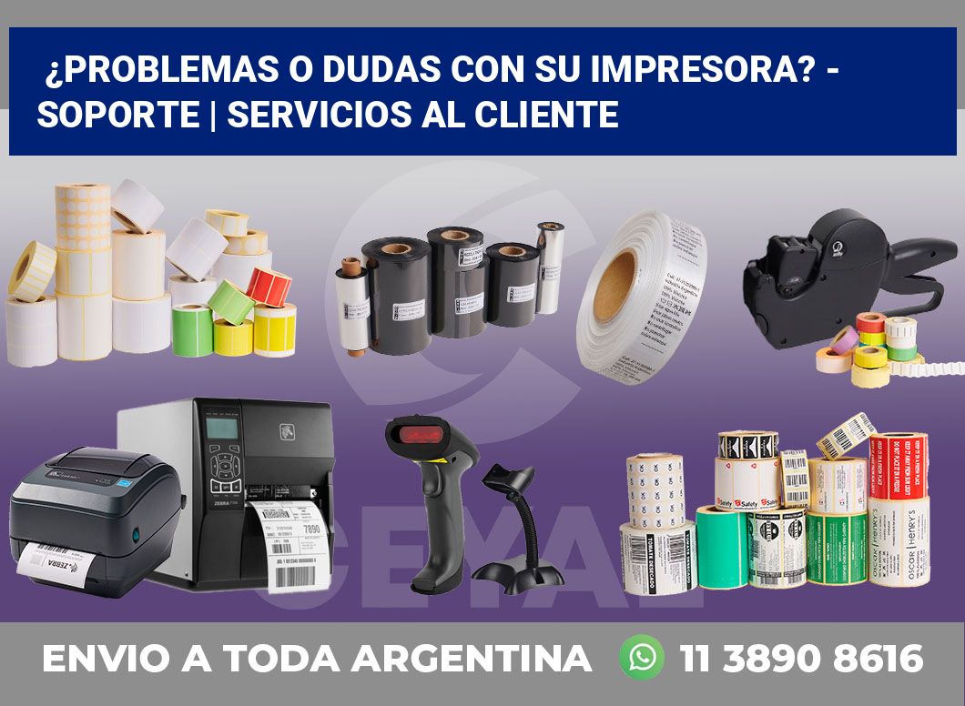 ¿Problemas o dudas con su impresora? – Soporte | Servicios al cliente
