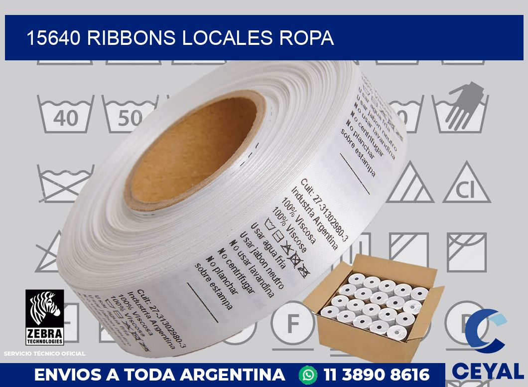 15640 ribbons locales ropa