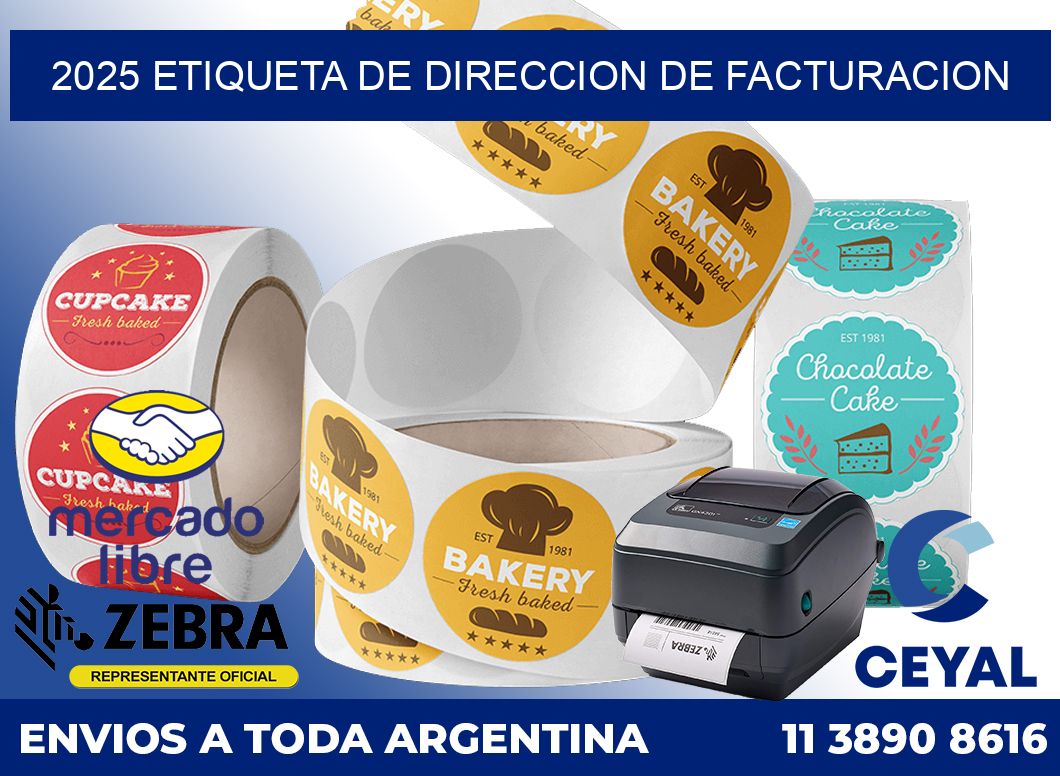 2025 Etiqueta de direccion de facturacion