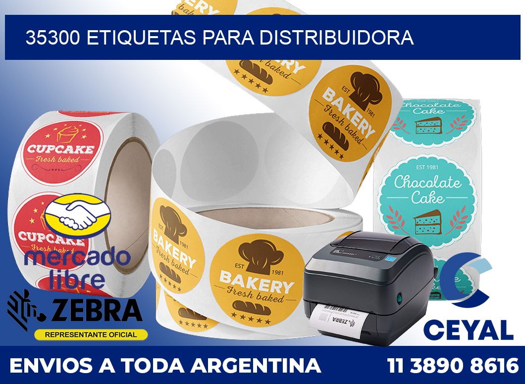 35300 Etiquetas para distribuidora