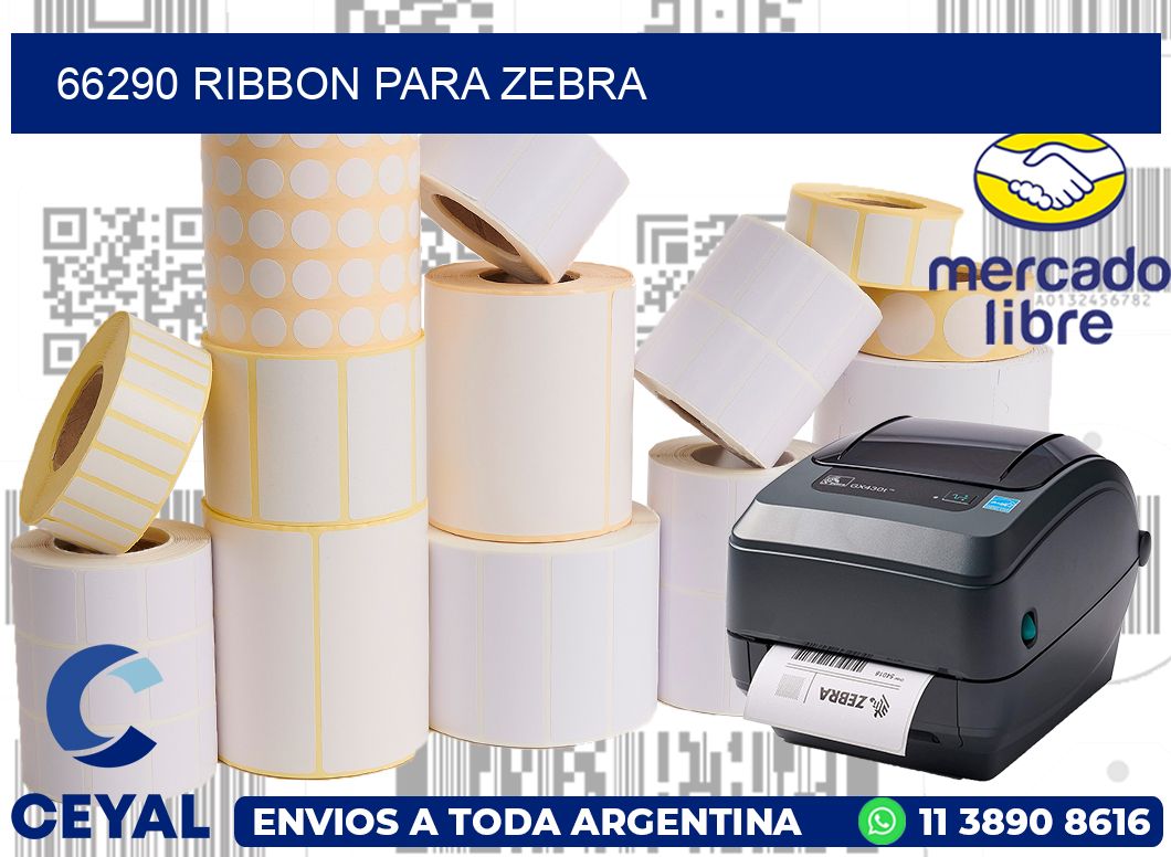 66290 ribbon para zebra
