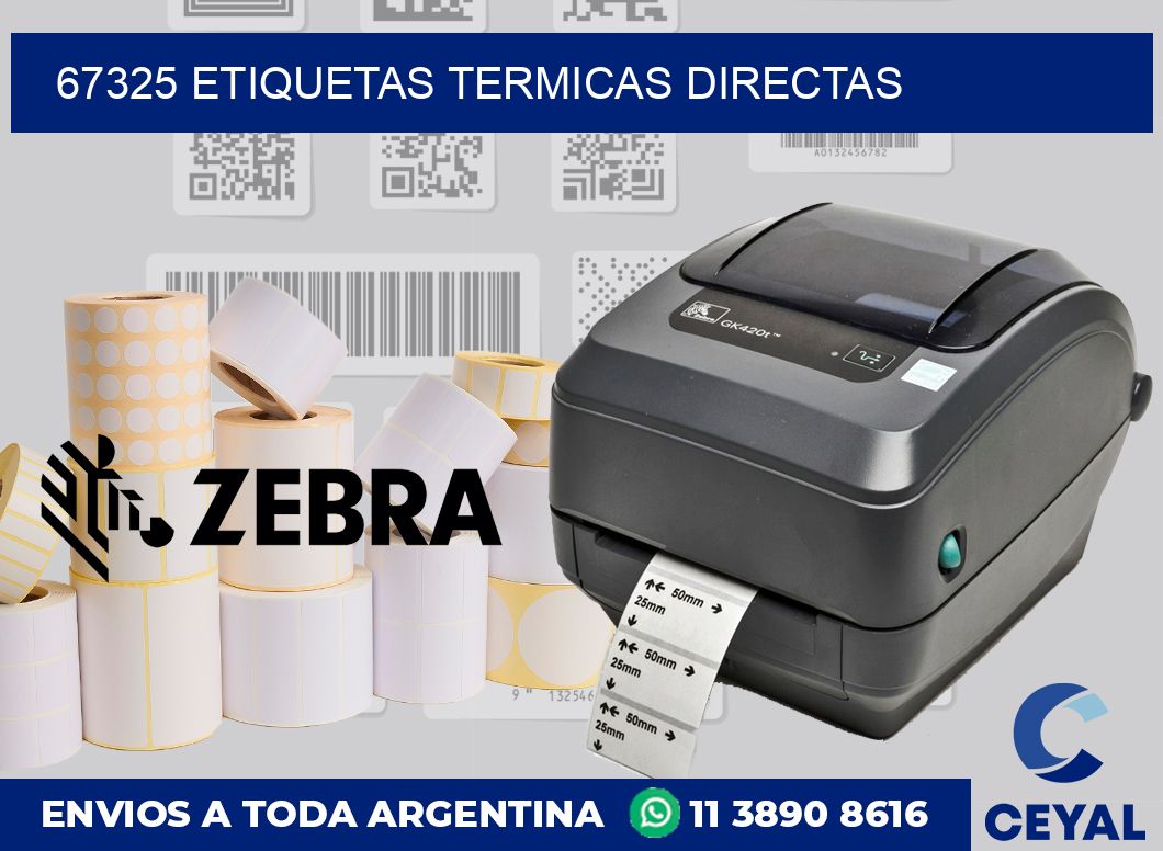 67325 Etiquetas termicas directas
