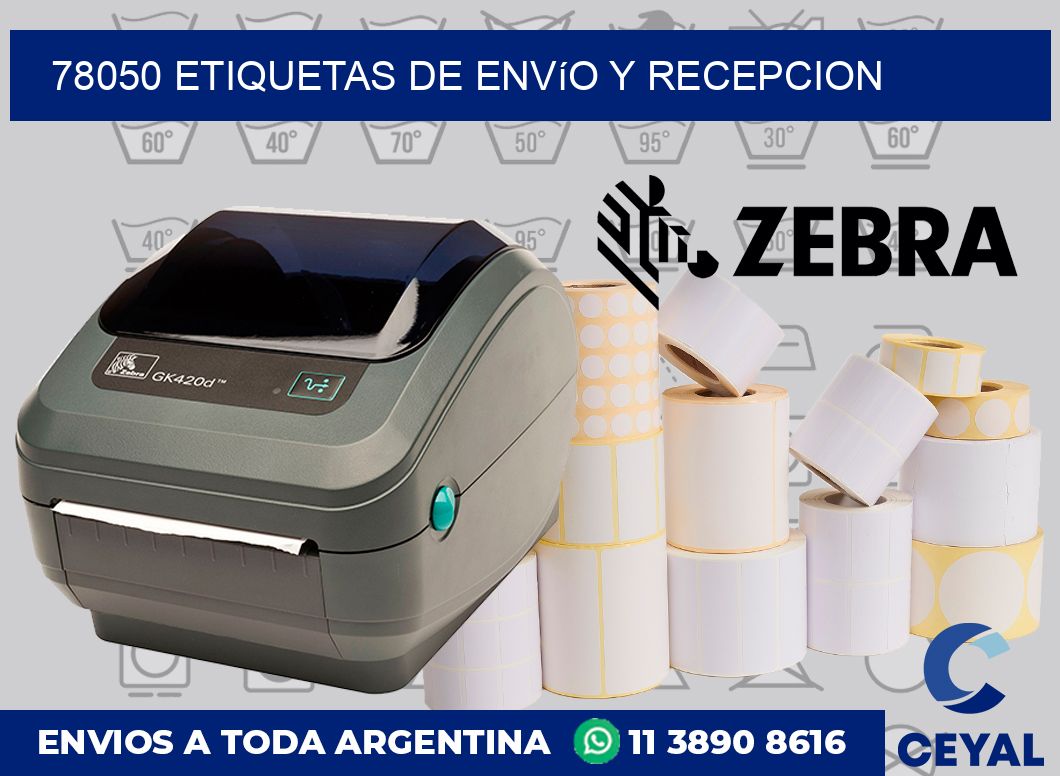 78050 Etiquetas de envío y recepcion