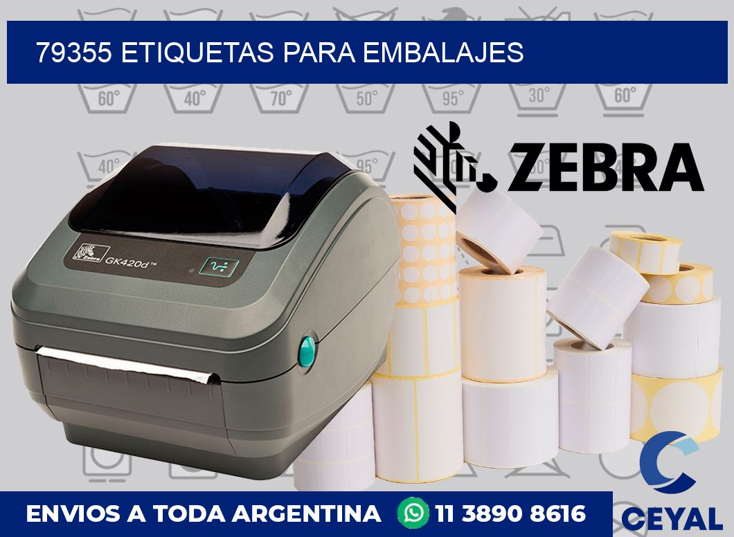 79355 etiquetas para embalajes