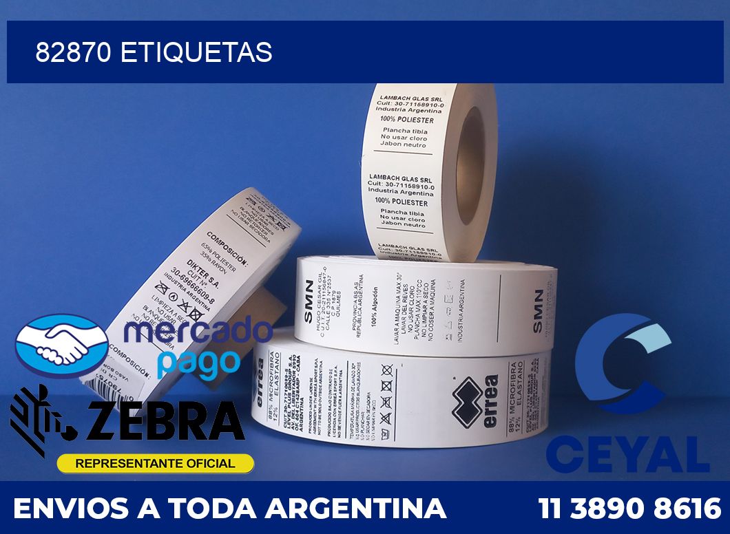 82870 etiquetas