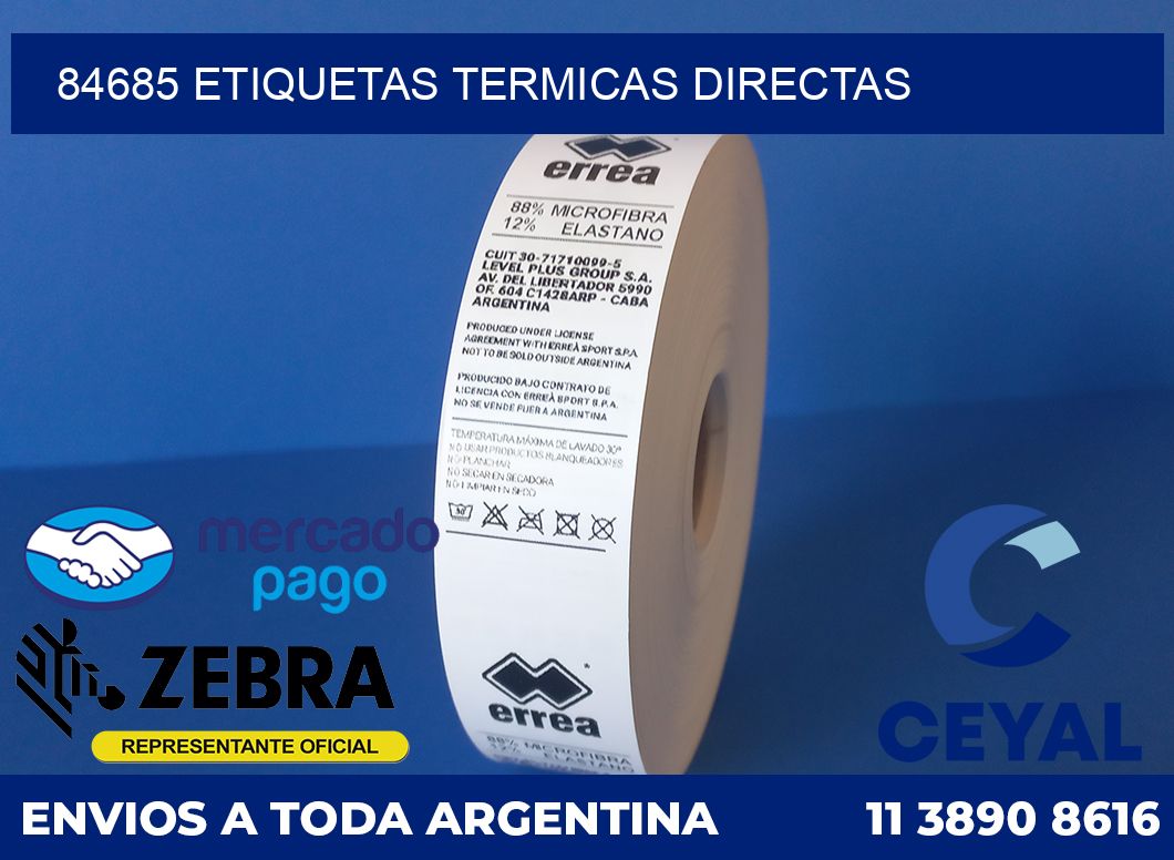 84685 Etiquetas termicas directas