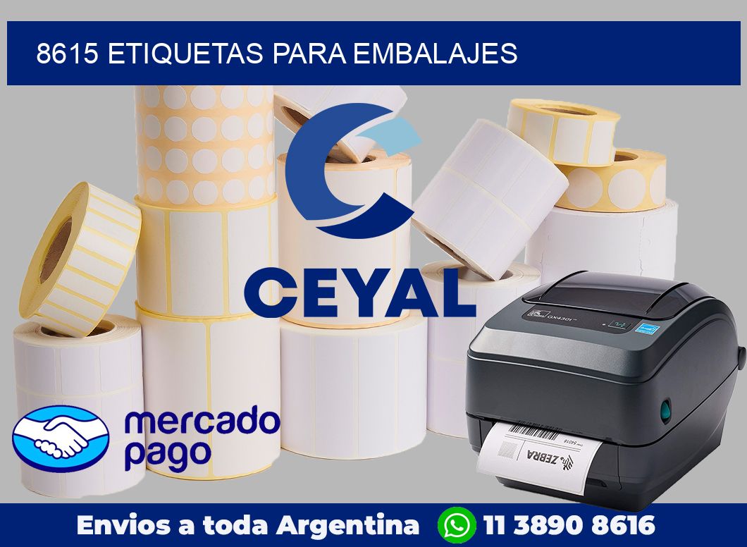 8615 Etiquetas para embalajes