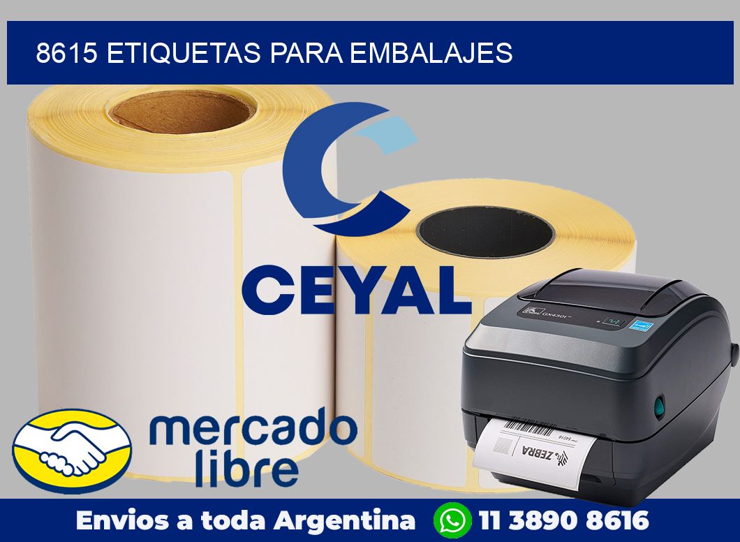 8615 Etiquetas para embalajes