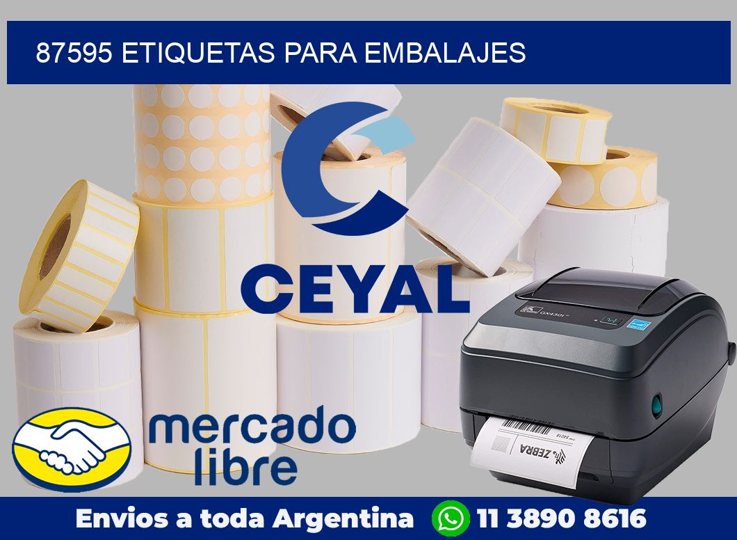 87595 Etiquetas para embalajes