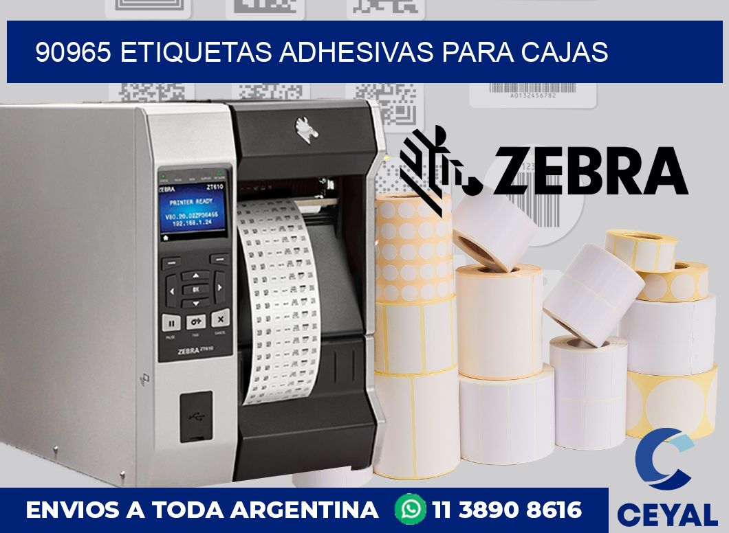 90965 etiquetas adhesivas para cajas