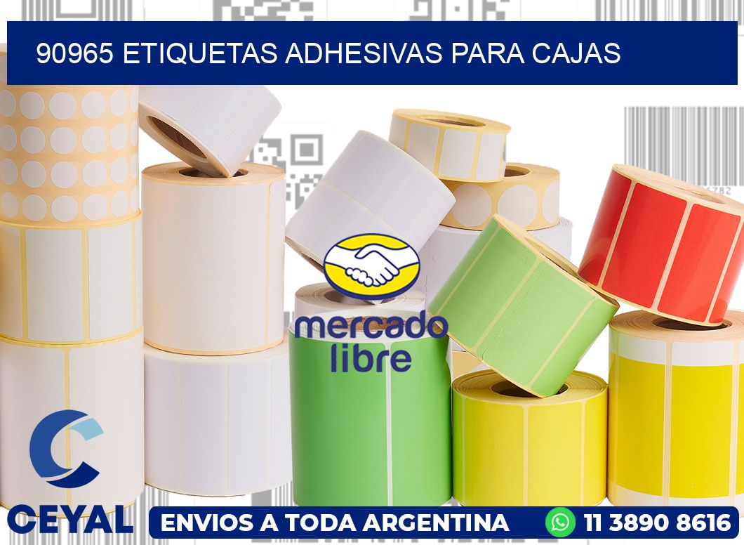 90965 etiquetas adhesivas para cajas