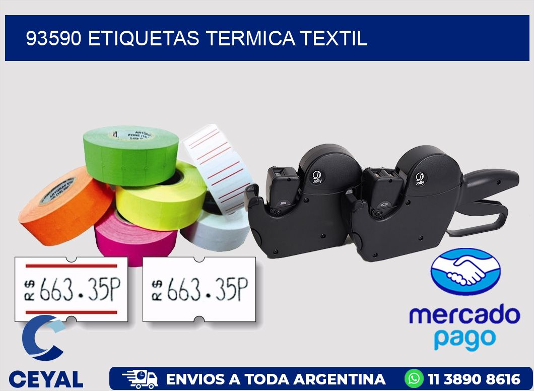 93590 etiquetas termica textil
