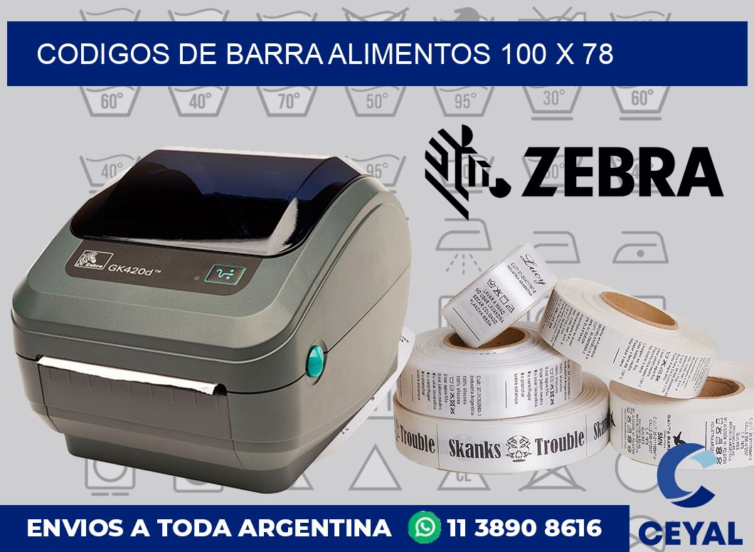 Codigos de barra alimentos 100 x 78
