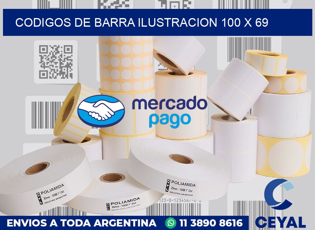 Codigos de barra ilustracion 100 x 69