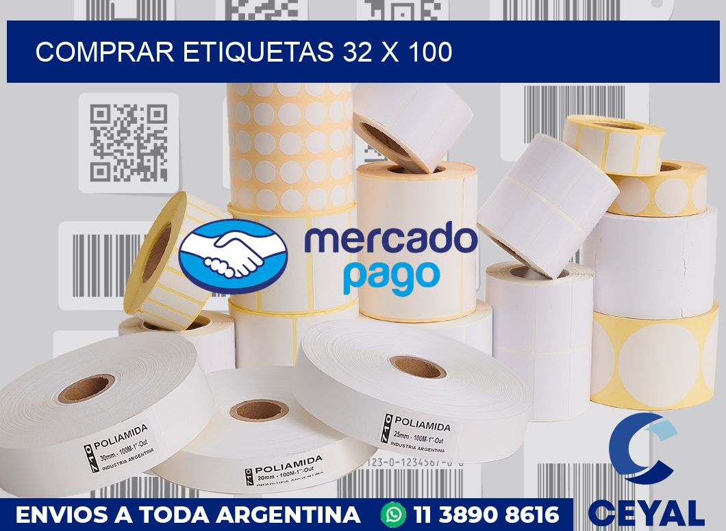 Comprar etiquetas 32 x 100