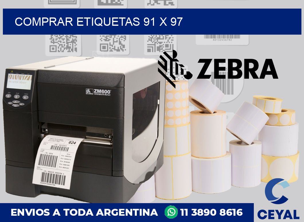 Comprar etiquetas 91 x 97