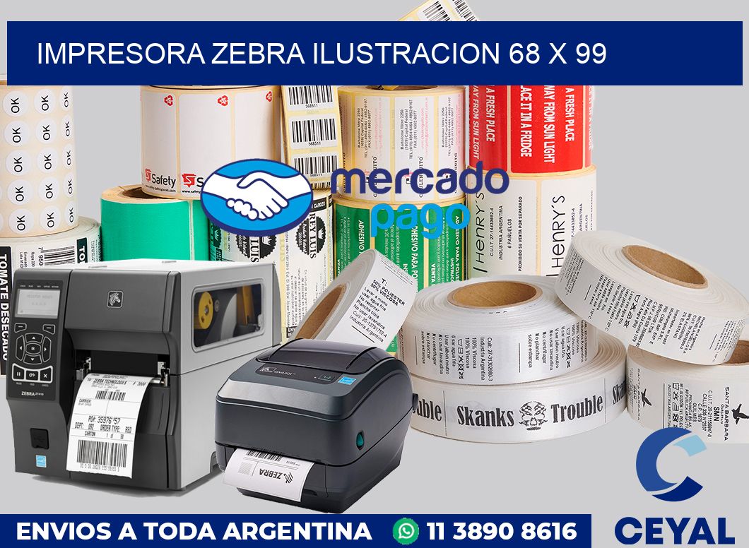 Impresora Zebra ilustracion 68 x 99