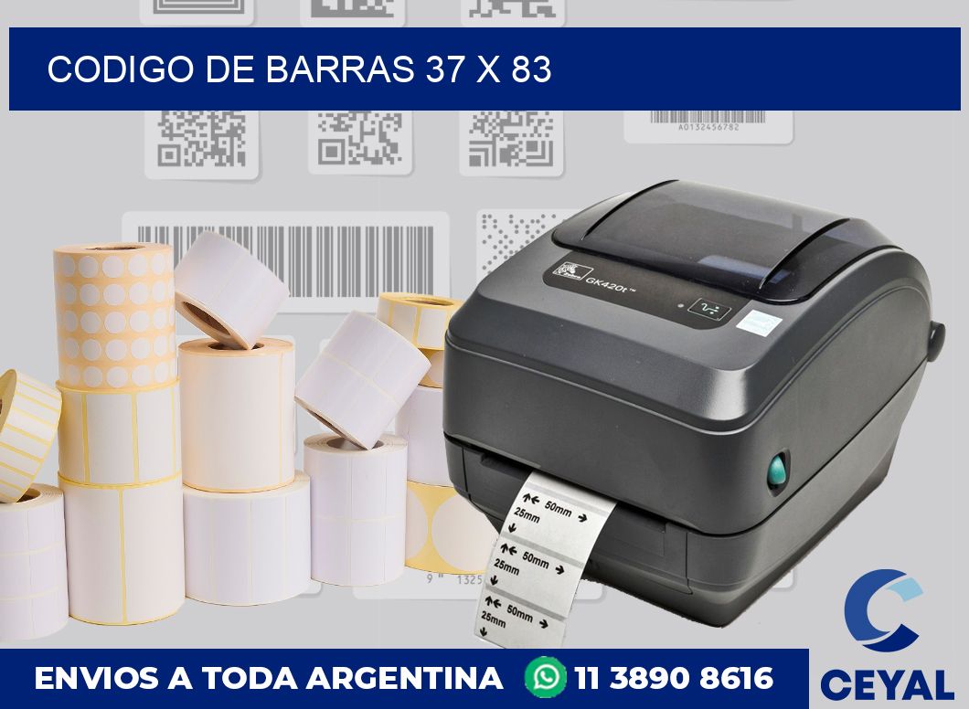 codigo de barras 37 x 83