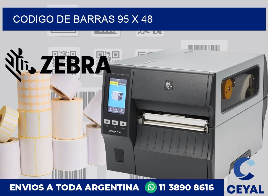 codigo de barras 95 x 48