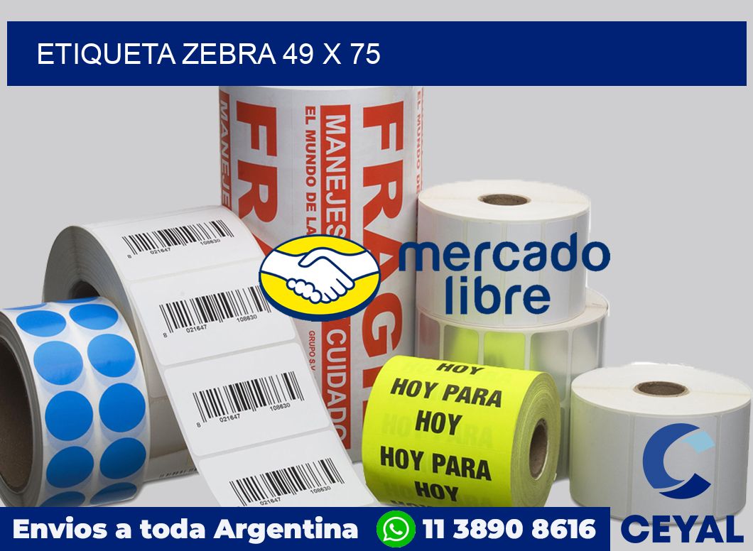 etiqueta zebra 49 x 75