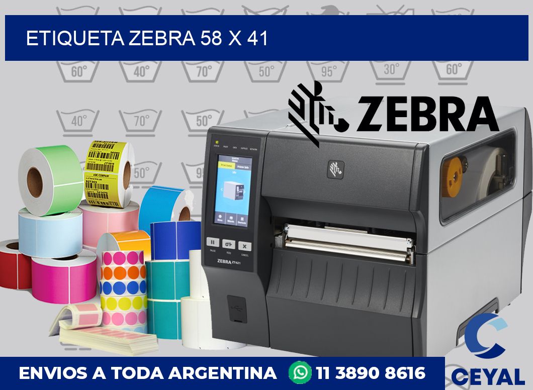 etiqueta zebra 58 x 41